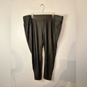 Torrid Black Faux Leather Leggings